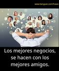negocios con los amigos