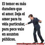 El temor vs. el amor
