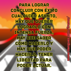 Concluir con éxito