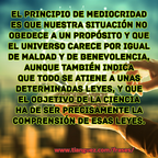 El principio de la mediocridad