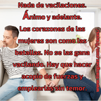 Nada de vacilaciones