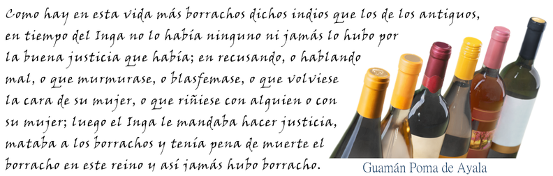 de la bebida