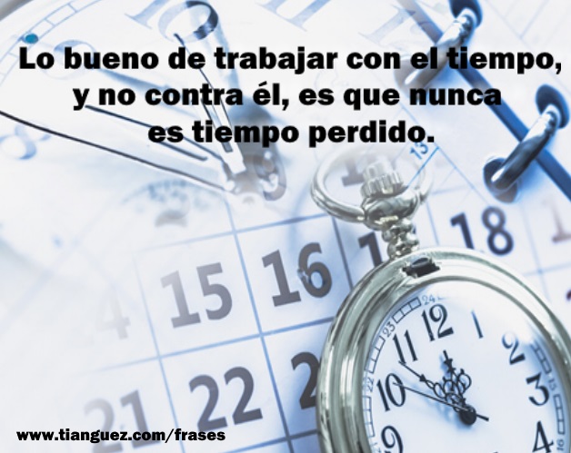 Trabajar y el tiempo